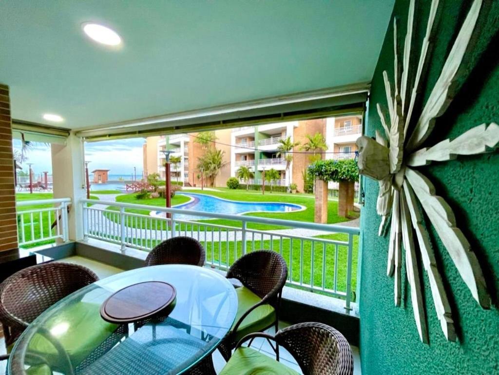 Terramaris - Aptos Vista Mar, Pe Na Areia, Vizinho Ao B Park Aquiraz Exteriör bild