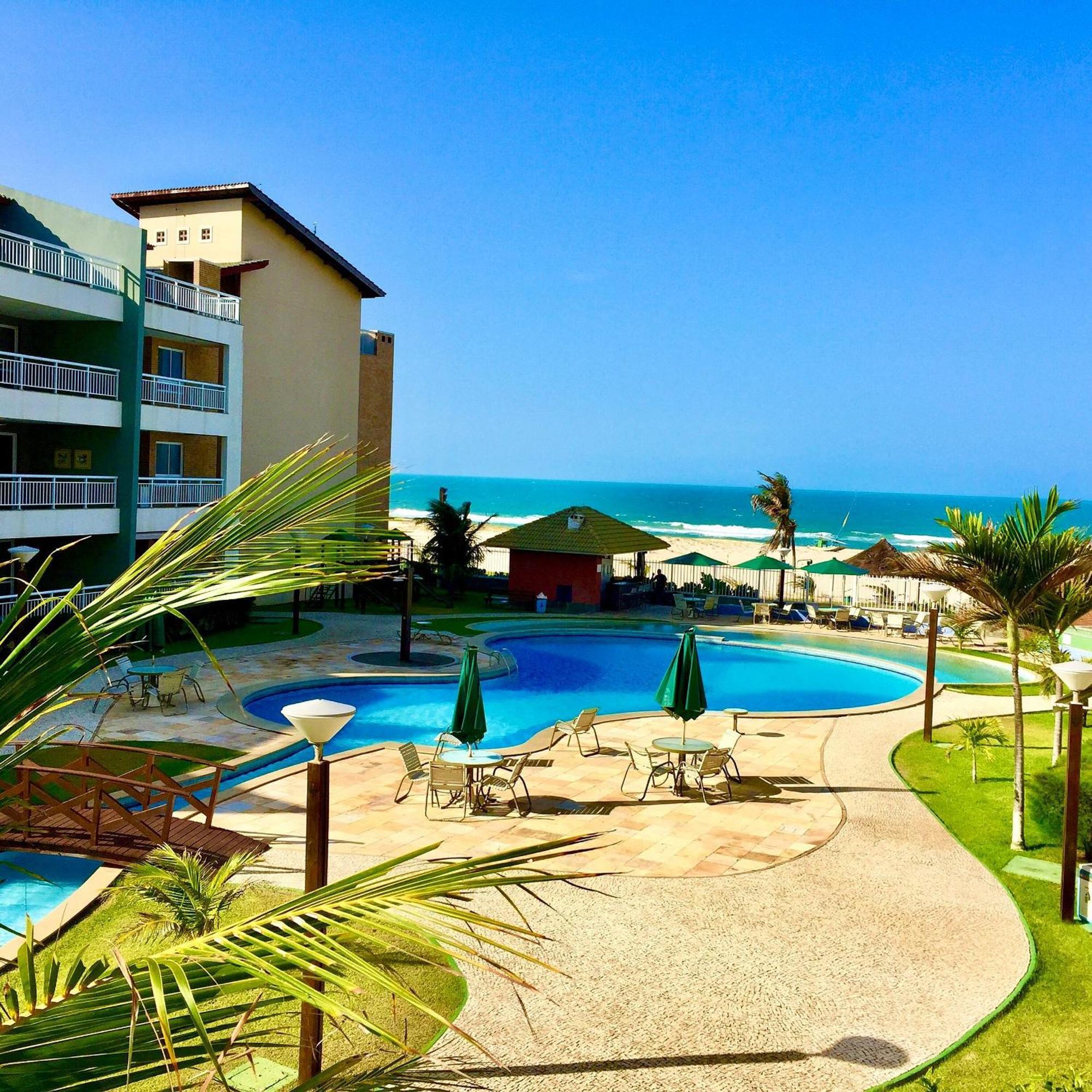 Terramaris - Aptos Vista Mar, Pe Na Areia, Vizinho Ao B Park Aquiraz Exteriör bild