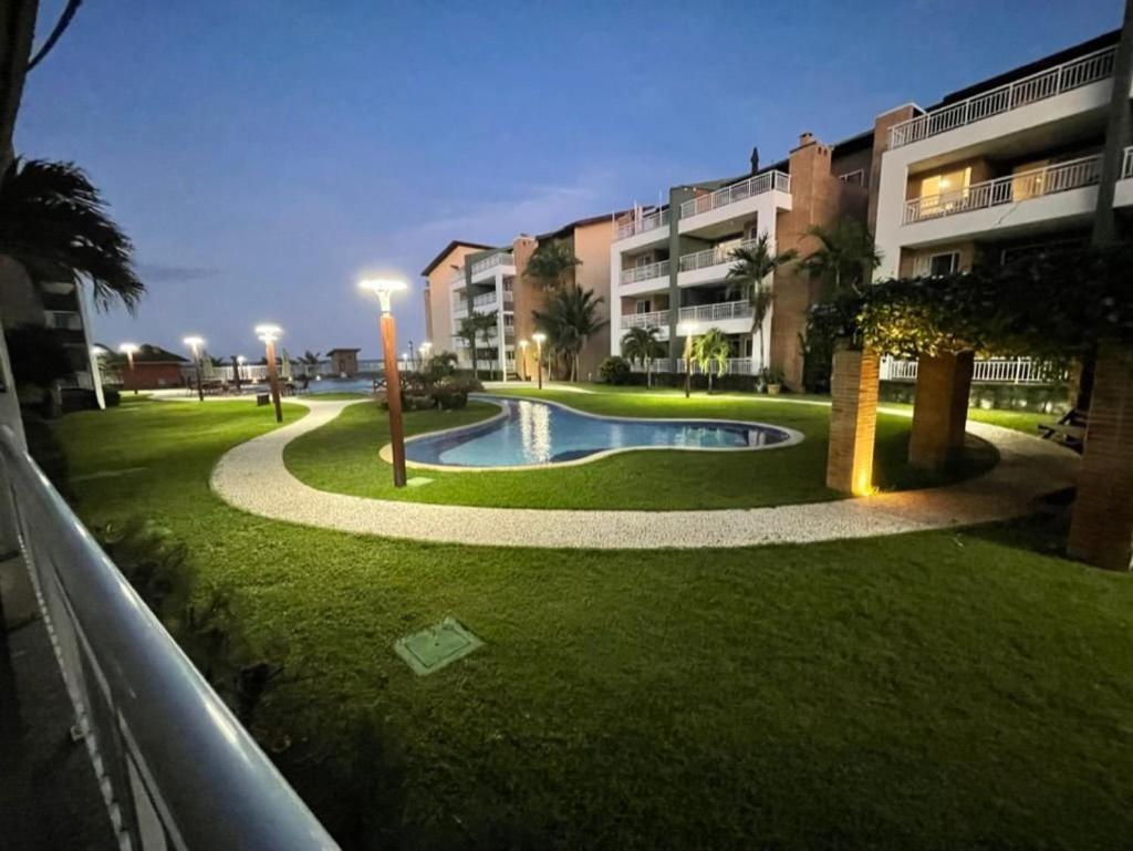 Terramaris - Aptos Vista Mar, Pe Na Areia, Vizinho Ao B Park Aquiraz Exteriör bild